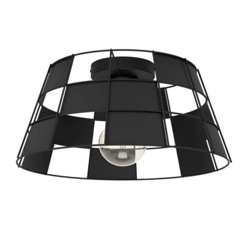 LED lámpa , mennyezeti , 42cm , E27 foglalattal , 1 x 40W , fekete , EGLO , PONTEFRACT, 43891