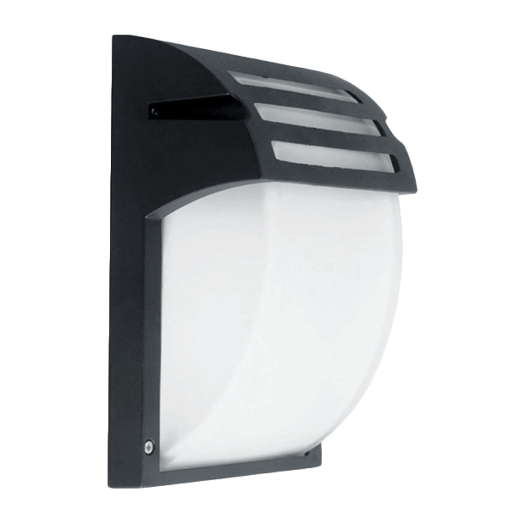 LED lámpatest , oldalfali , kültéri , E27-es foglalattal , 1x60W , fekete, kültéri , IP44 , Elmark