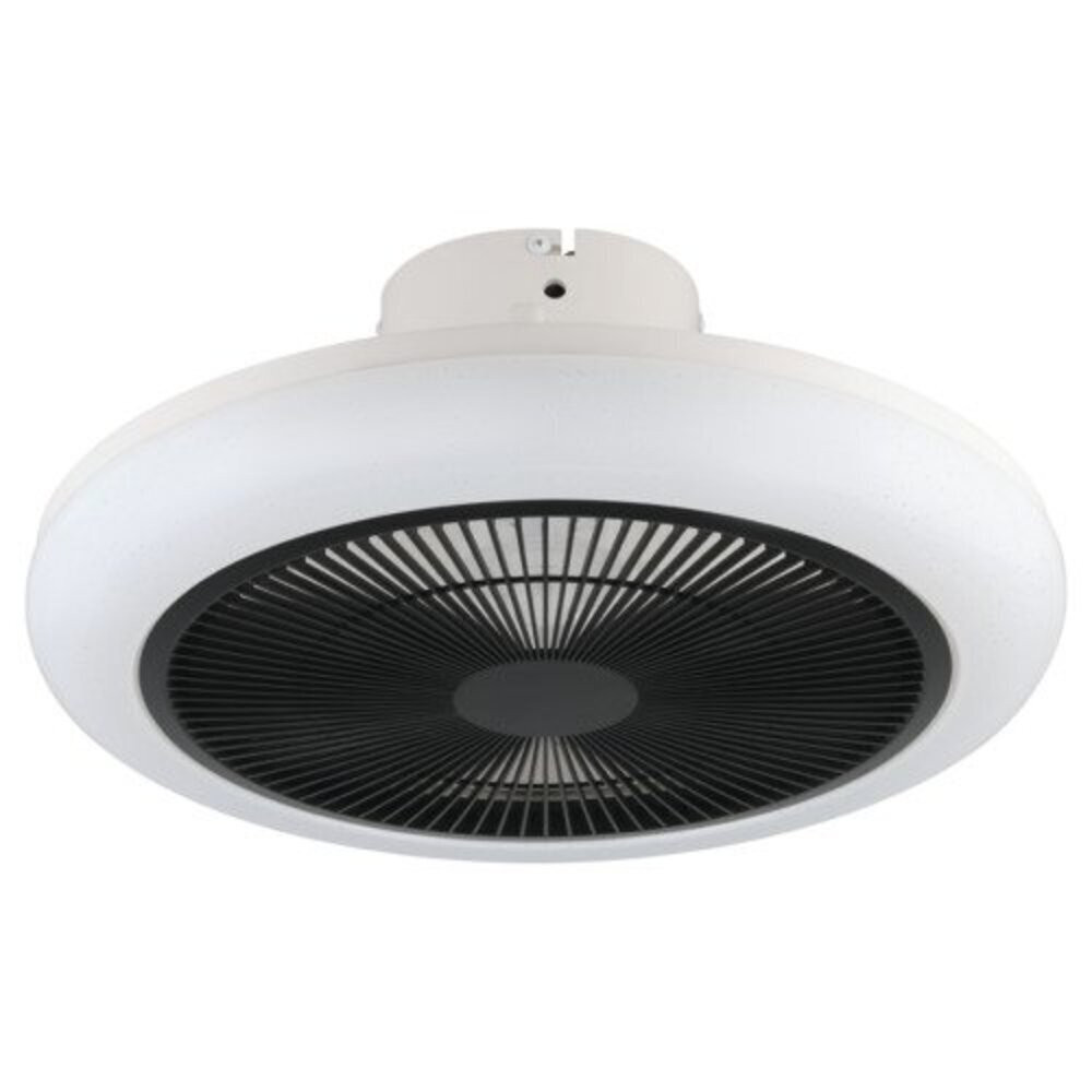 Mennyezeti lámpa , ventilátor , ventilátoros lámpa , CCT , fehér , fekete , műanyag , távirányítóval , 3 sebesség , EGLO , KOSTRENA