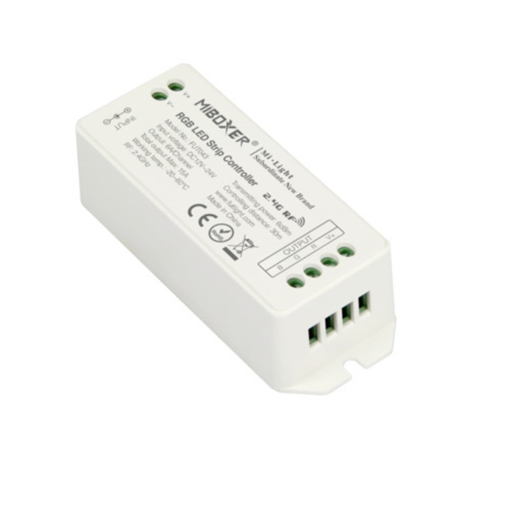 3in1 (RGB /RGBW /RGB-CCT) vezérlő , univerzális csoport (zóna) vezérlő , group control , SMART , MESH , WIFI+2.4G , Miboxer (Mi-Light) , FUT043+