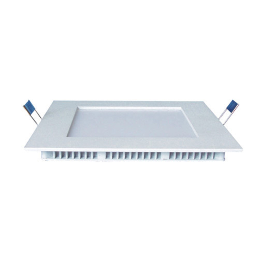 LED panel , 24W , süllyesztett , négyzet , meleg fehér , Alumínium , fehér, Bright Solutions