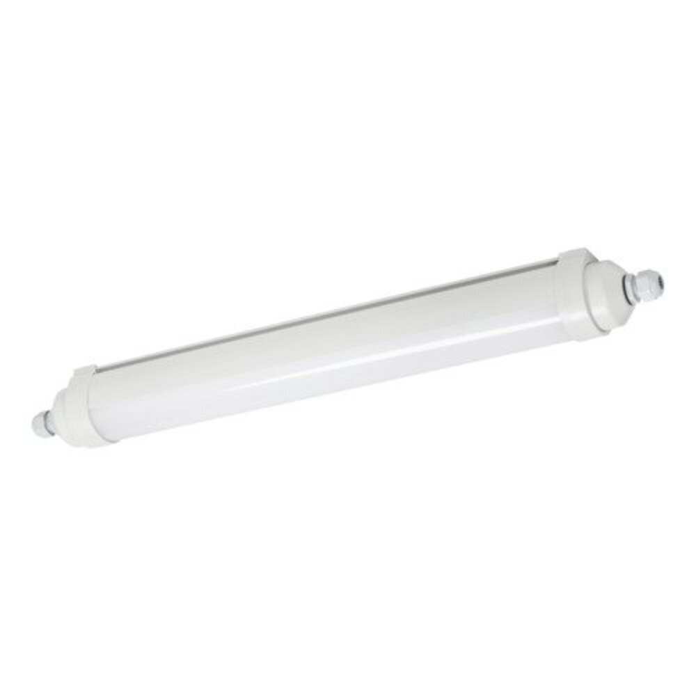 LED lámpatest , 12W , 60 cm , természetes fehér , kompakt armatúra , por- és páravédett , sorkapcsos , IK10 , IP65 , EGLO , 901558