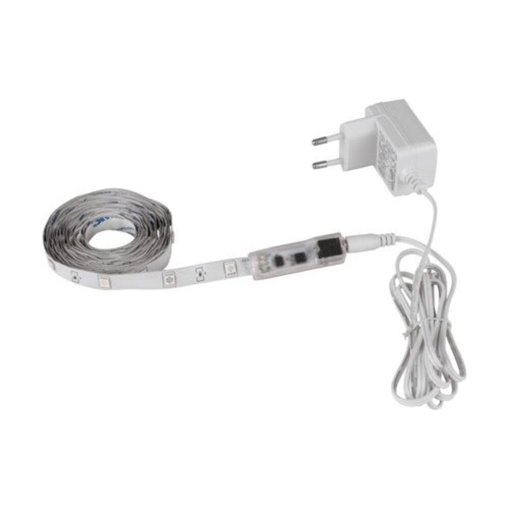 LED szalag szett , 3 méter , RGB , 8.5W , (tápegység+vezérlő+távirányító) , EGLO , ECO RANGE , LED STRIPE-E , 74047