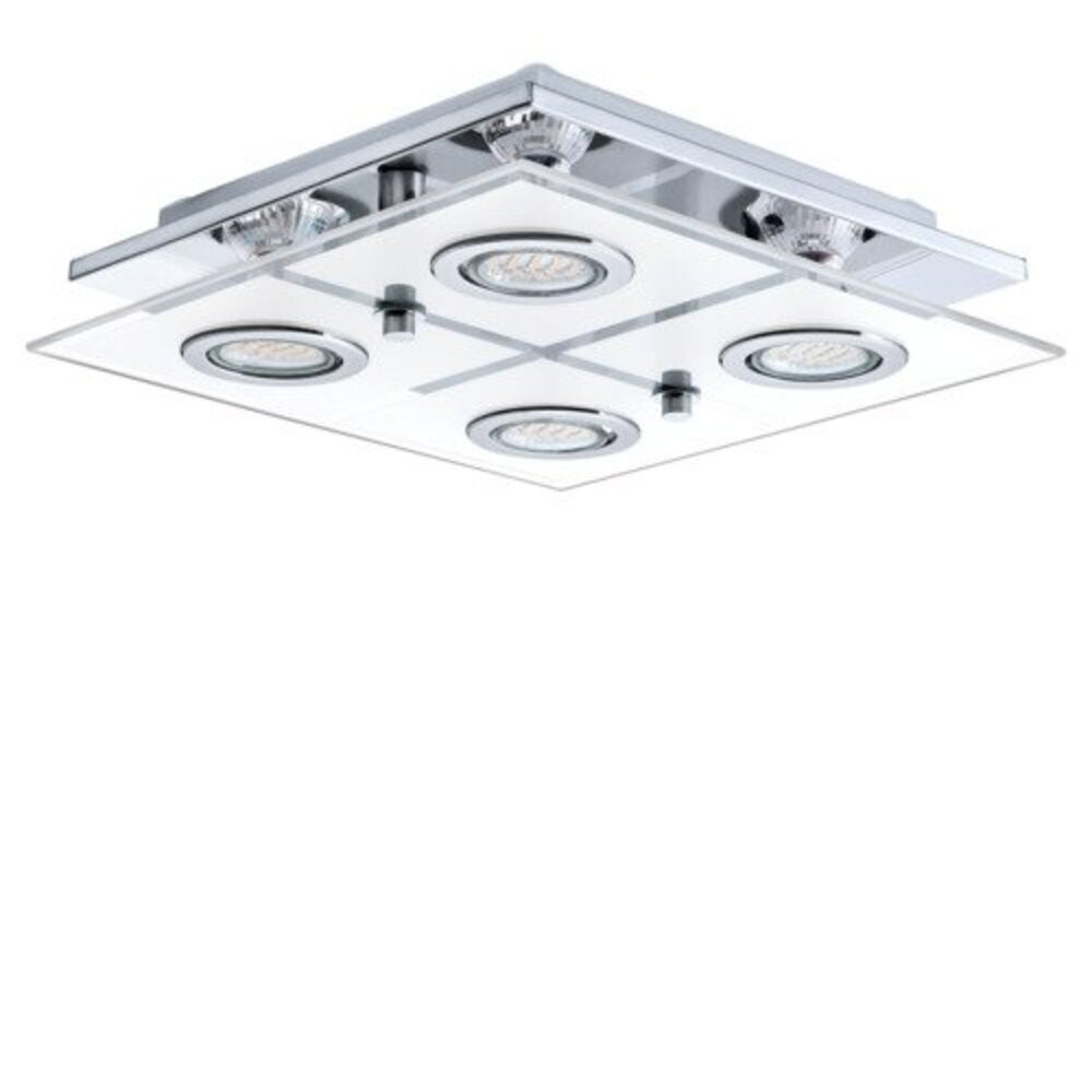EGLO , 30931 , CABO , mennyezeti lámpa , GU10 , 4X2,8W , IP20 , fehér, átlátszó