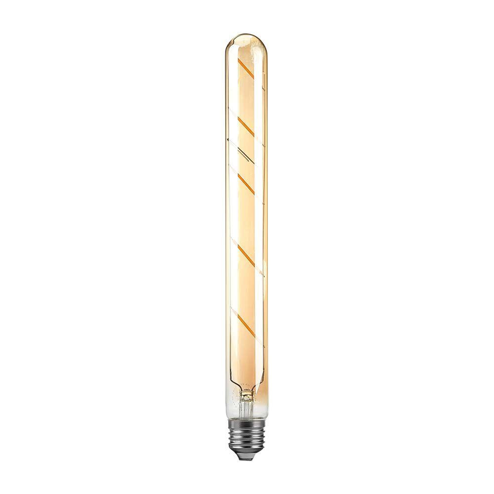 LED izzó T30 E27, 5w, 2200K, meleg fehér, 500lm, 300°, borostyán, CRI>80, V-TAC, 217142