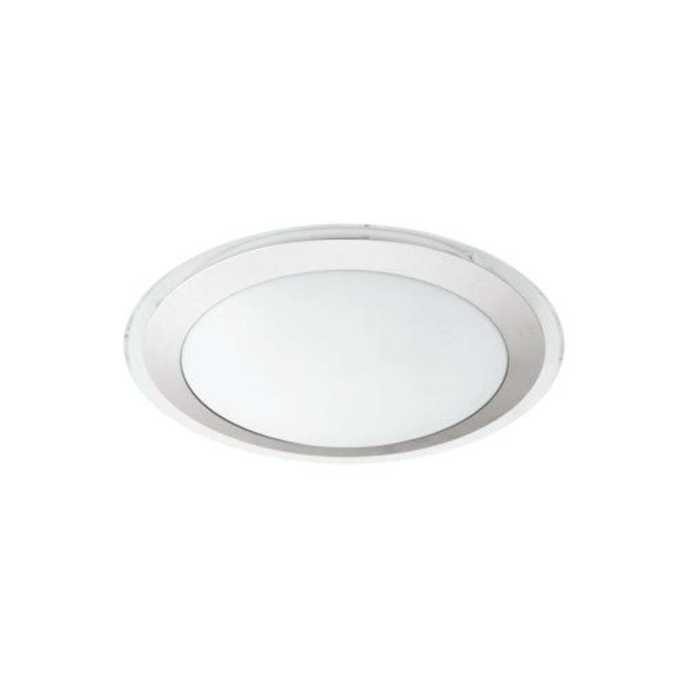 EGLO , 95677 , COMPETA 1 , fali-mennyezeti lámpa , 3000 K , LED , 15,6W , IP20 , fehér, ezüst, átlátszó