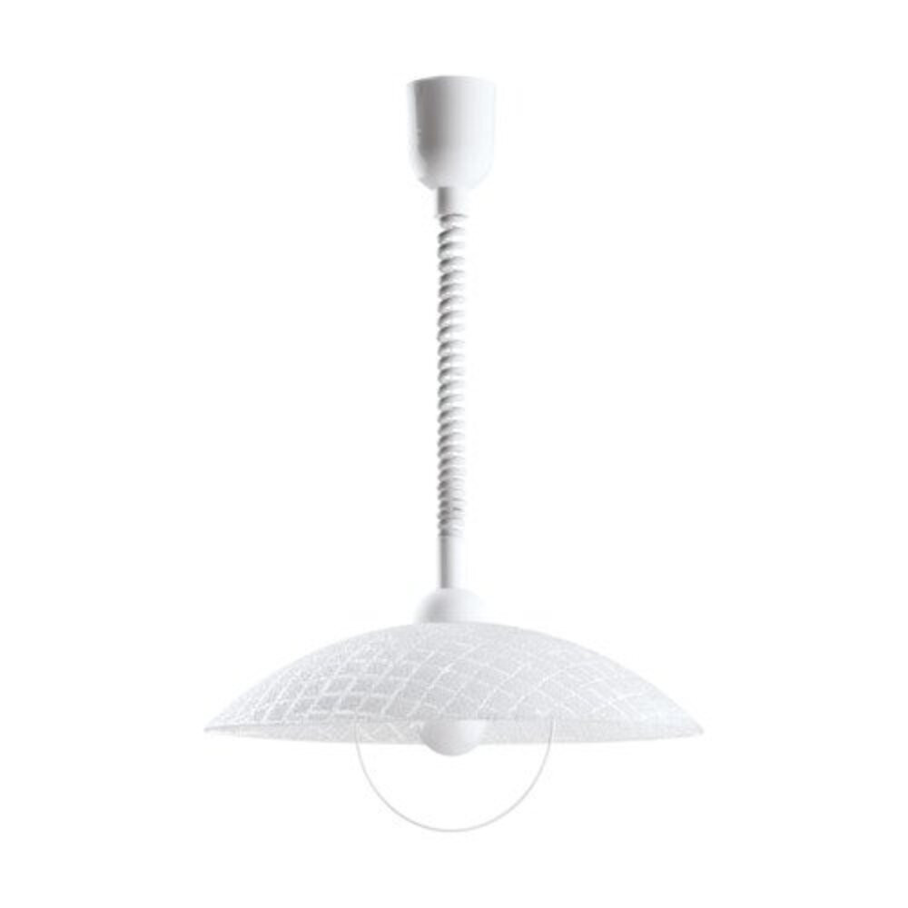 EGLO , 96474 , ALVEZ , függeszték , E27 , 1X60W , IP20 , fehér, átlátszó