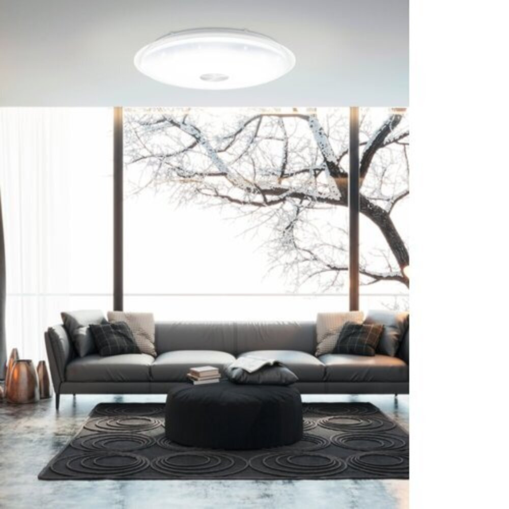 EGLO , 98324 , LANCIANO 1 , fali-mennyezeti lámpa , 3000 K, 4000 K, 5000 K , LED , 33W , dimmelhető , IP20 , fehér, króm