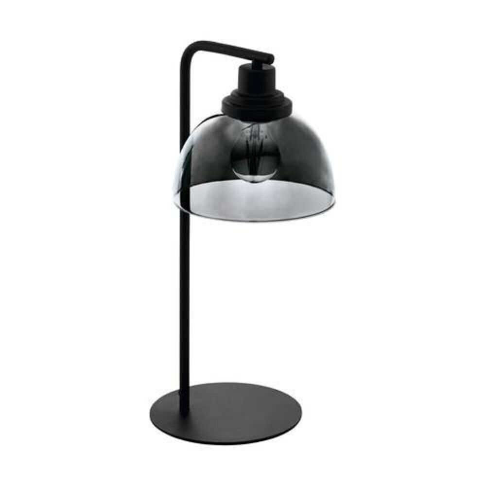 EGLO , 98386 , BELESER , asztali lámpa , E27 , 1X60W , IP20 , fekete-átlátszó