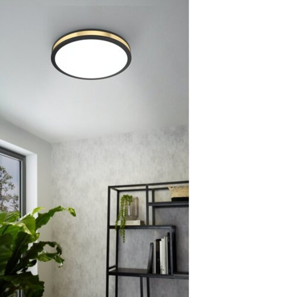 EGLO , 99406 , PESCAITO , fali-mennyezeti lámpa , 3000 K , LED , 10W , IP20 , fehér, arany