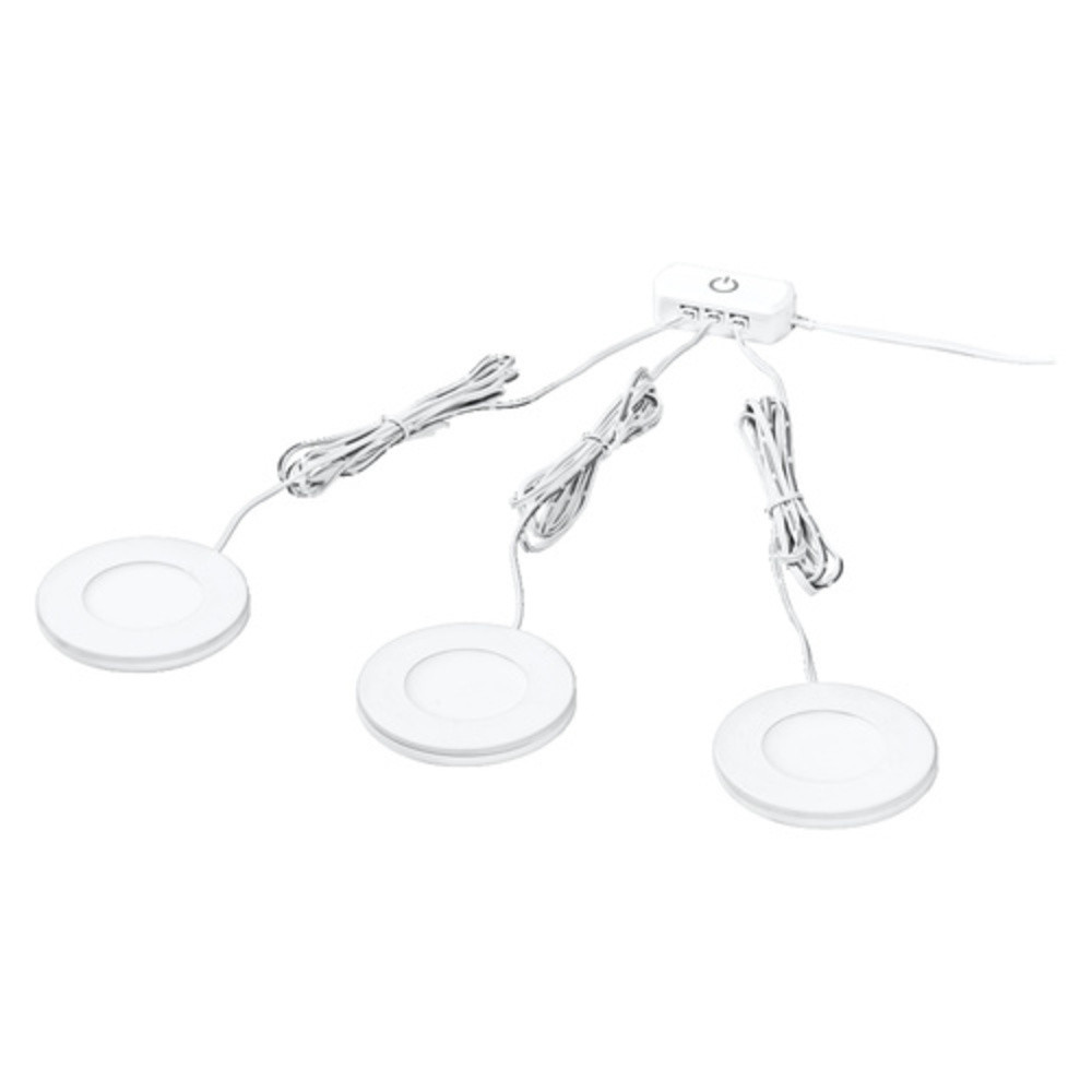 Ledvance Undercabinet Spot mágneses bútorvilágító LED lámpa, 8,5 W, melegfehér, 3 darabos