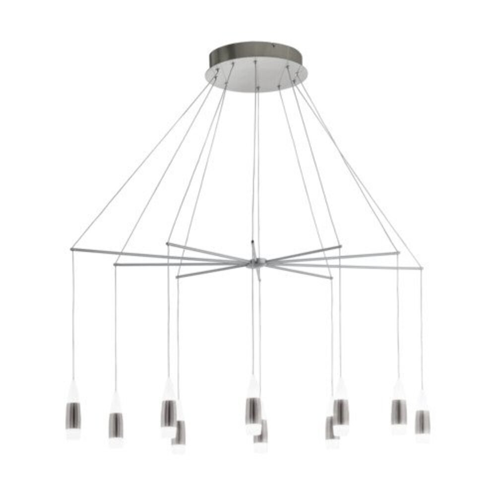 EGLO , 39327 , SANTIGA , függeszték , 3000 K , LED , 20X3,2W , dimmelhető , IP20 , fehér, matt nikkel