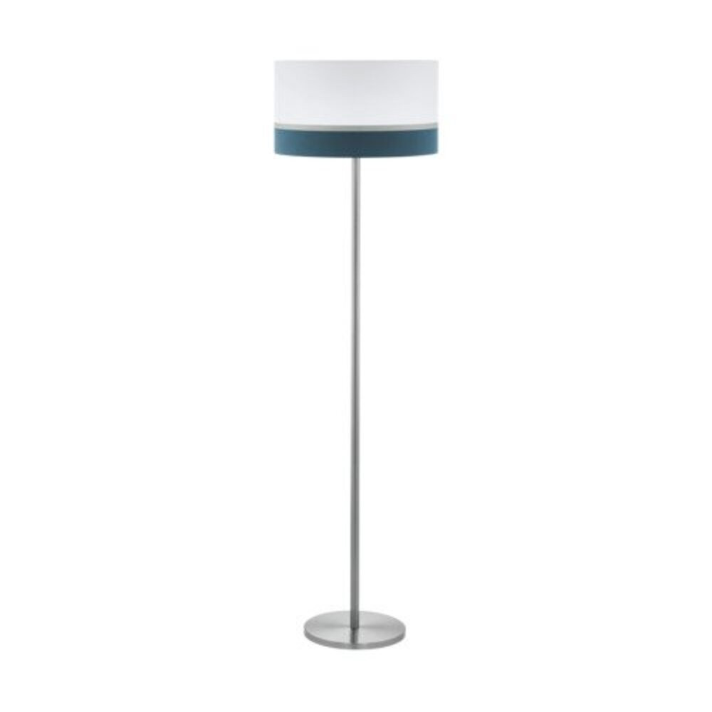 EGLO , 39558 , SPALTINI , állólámpa , E27 , 1X60W , IP20 , fehér, ezüst, kék
