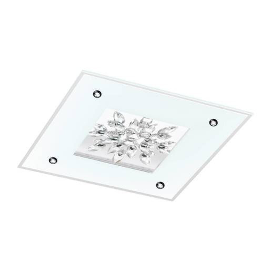 EGLO , 97498 , BENALUA 1 , fali-mennyezeti lámpa , 3000 K , LED , 4X6W , dimmelhető , IP20 , fehér, átlátszó