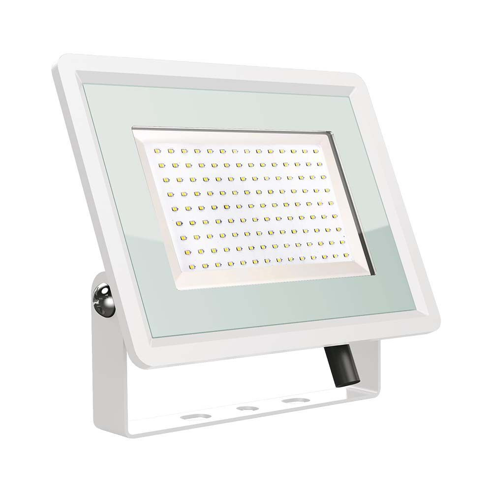 LED reflektor Slimline F osztály, 200w, 4000K, természetes fehér, 17600lm, 110°, fehér, CRI>70, IP65, V-TAC, 6735
