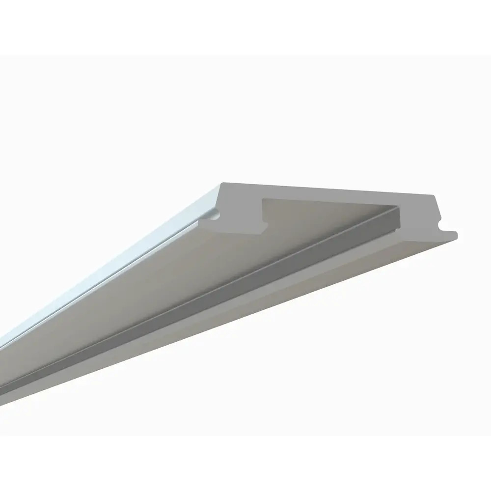 968-969 VL Eloxált Aluminum U Profil LED szalaghoz 2m , FLAT-WIDE