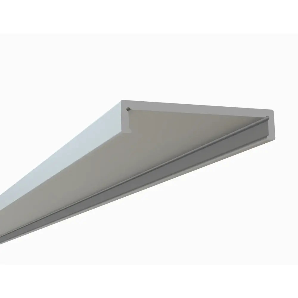 968-969 Rögzítő csatorna Alumínium U profilhoz 2m , FLAT-WIDE