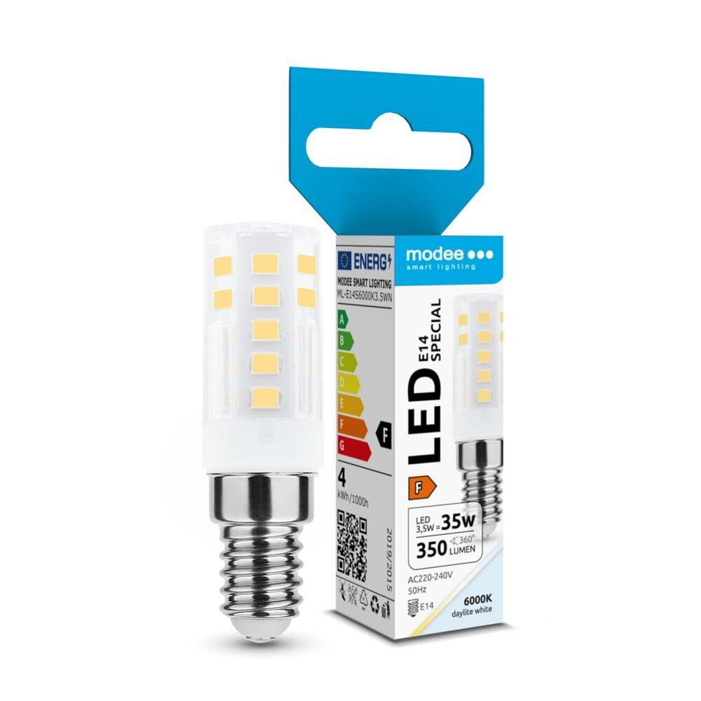 Modee Lighting LED Izzó Special Ceramic 3,5W E14 360° 6000K (350lm), 3,5W, CRI>80, hideg fehér