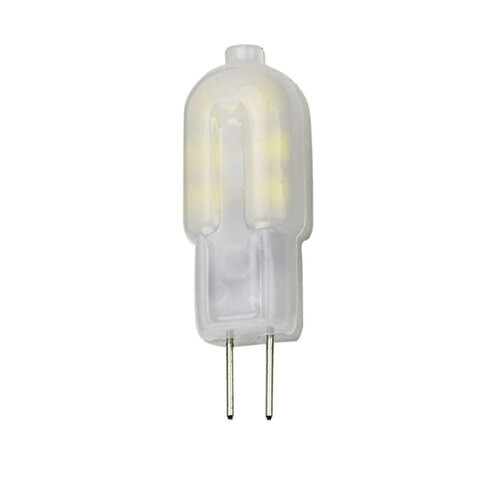 LED lámpa , 12V DC , kapszula , G4 foglalat , 2 Watt , 360°, hideg fehér , Optonica