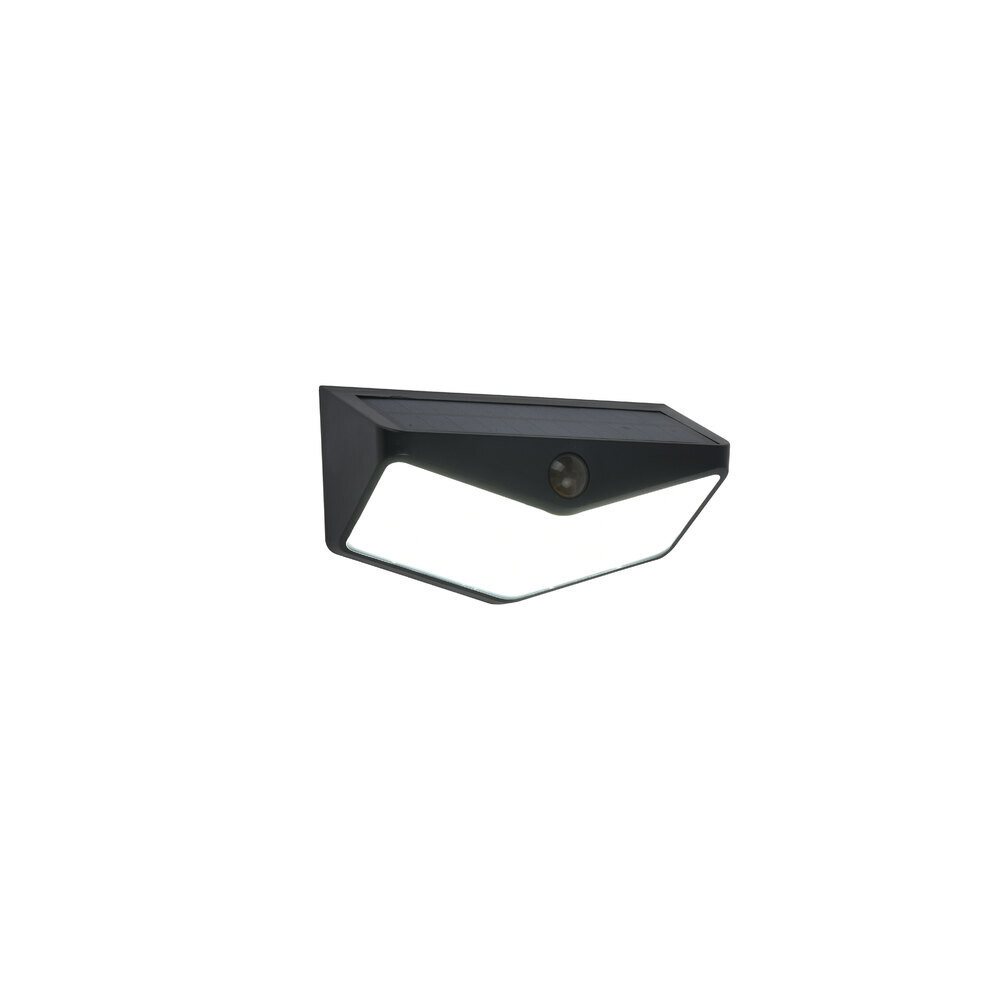 LUTEC WINGS Szolar LED fali mozgásérzékelős lámpa , fekete , 3.7W , 500lm , 5000K , IP44