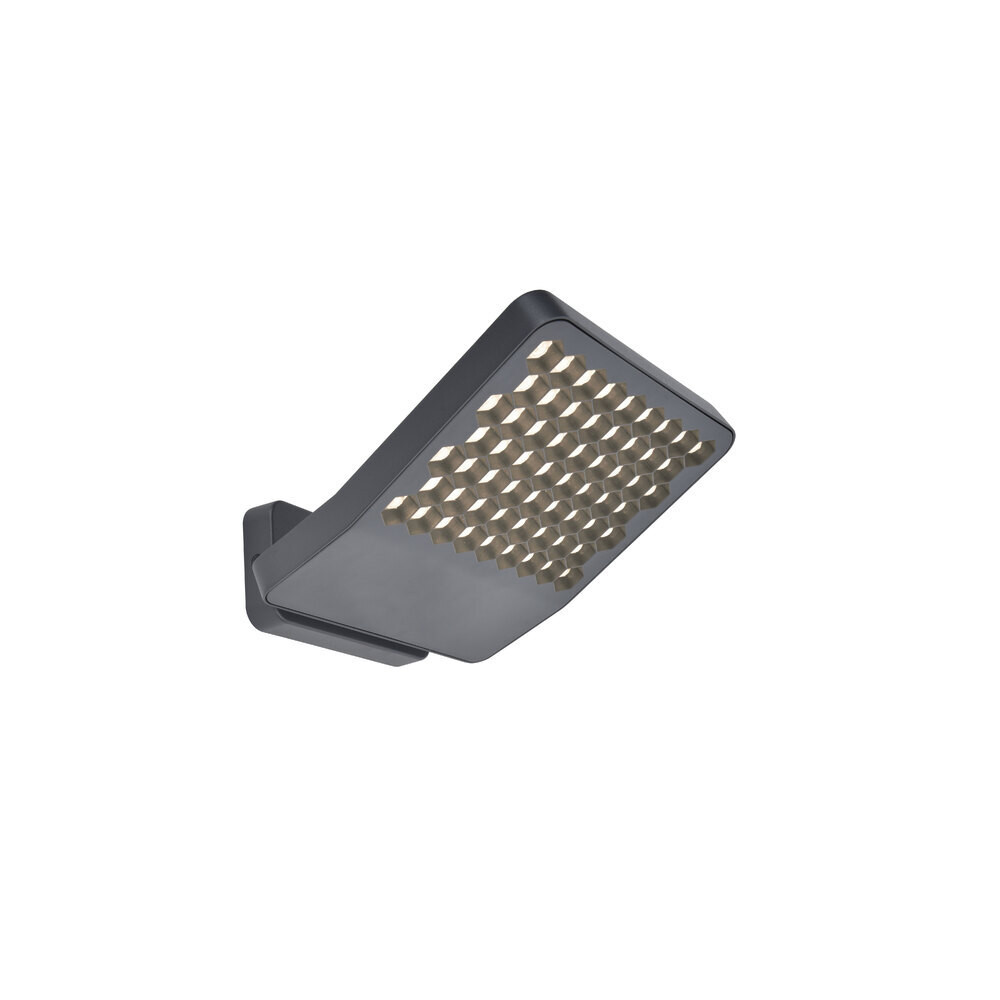 LUTEC ATLANTIS medium LED fali lámpa , sötétszürke , 24W , 3200lm , természetes fehér, IP54