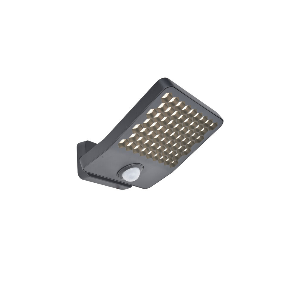 LUTEC ATLANTIS MEDIUM LED fali mozgásérzékelős lámpa , sötétszürke , 24W , természetes fehér, IP54