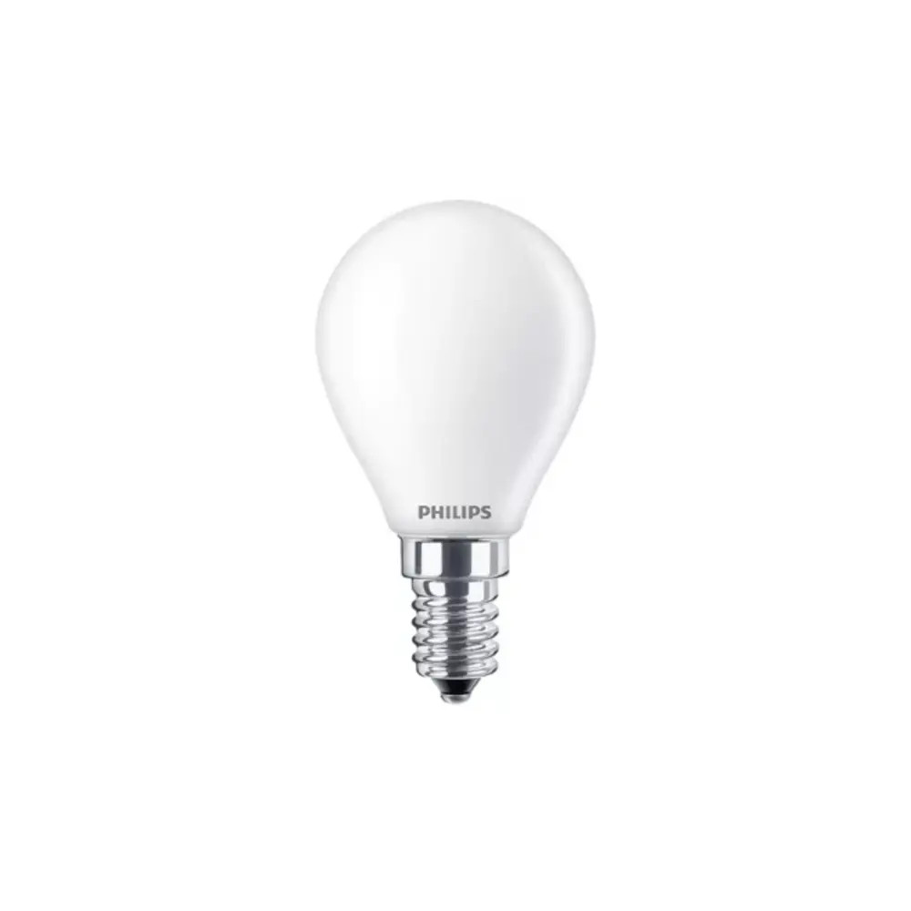 Philips MASTER Value, LED-izzó, P45, 40 W, E14, 2700 K, meleg fehér, 470 lm, CRI 90, 15 000 óra, üveg