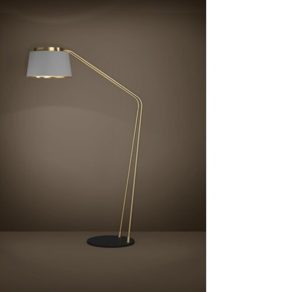 EGLO , 390174 , ALMERIMAR , állólámpa , E27 , 1X40W , IP20 , szürke, réz