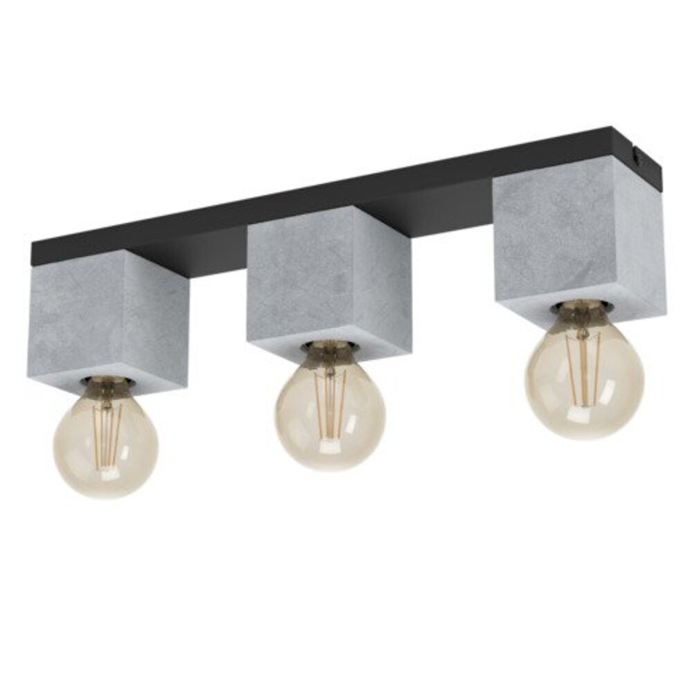 EGLO , 43596 , PRESTWICK 3 , mennyezeti lámpa , E27 , 3X40W , IP20 , szürke