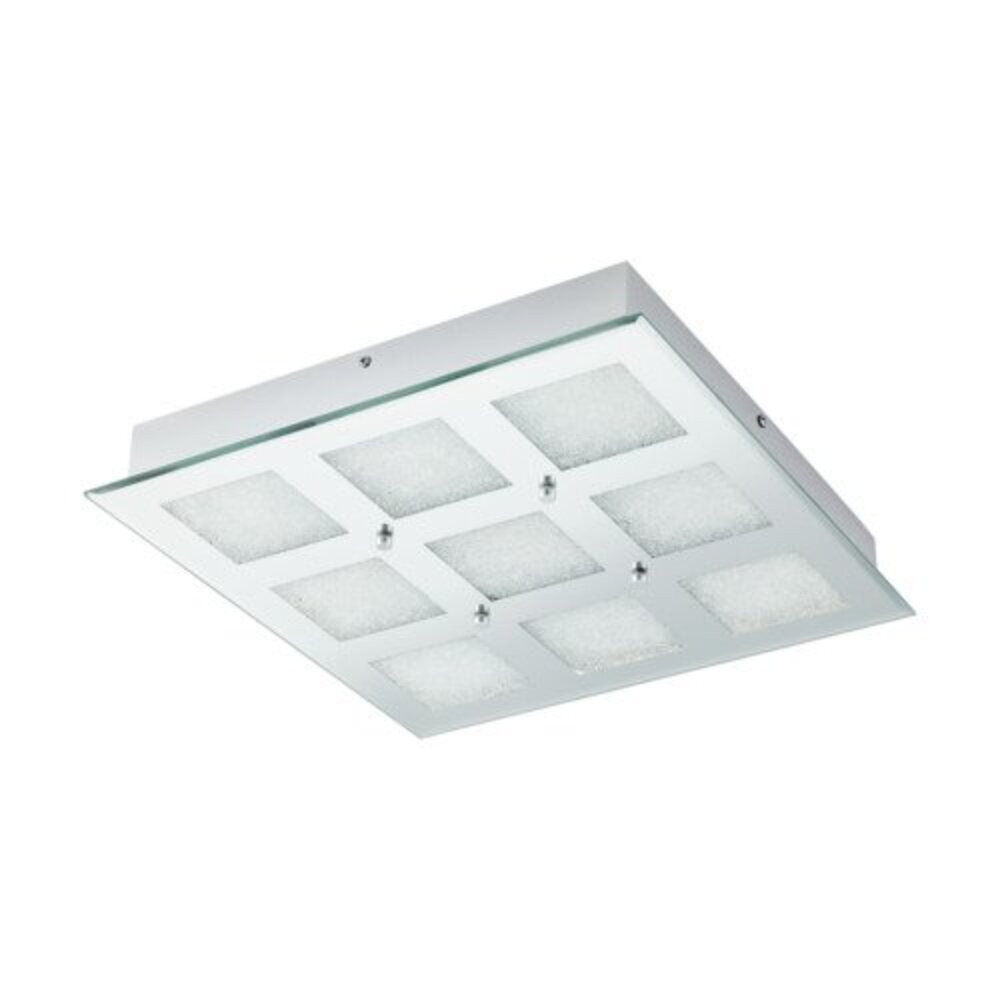 EGLO , 32455 , PALLANTE , fali-mennyezeti lámpa , 4000 K , LED , 33W , IP20 , króm, átlátszó