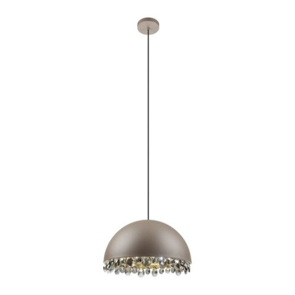 EGLO , 39948 , GAETANO 2 , függeszték , E27 , 1X40W , IP20 , mokka, arany, fekete-átlátszó