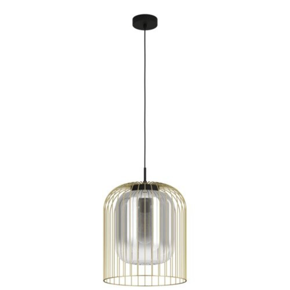 EGLO , 39695 , CAMINATA , függeszték , E27 , 1X40W , IP20 , fekete-átlátszó