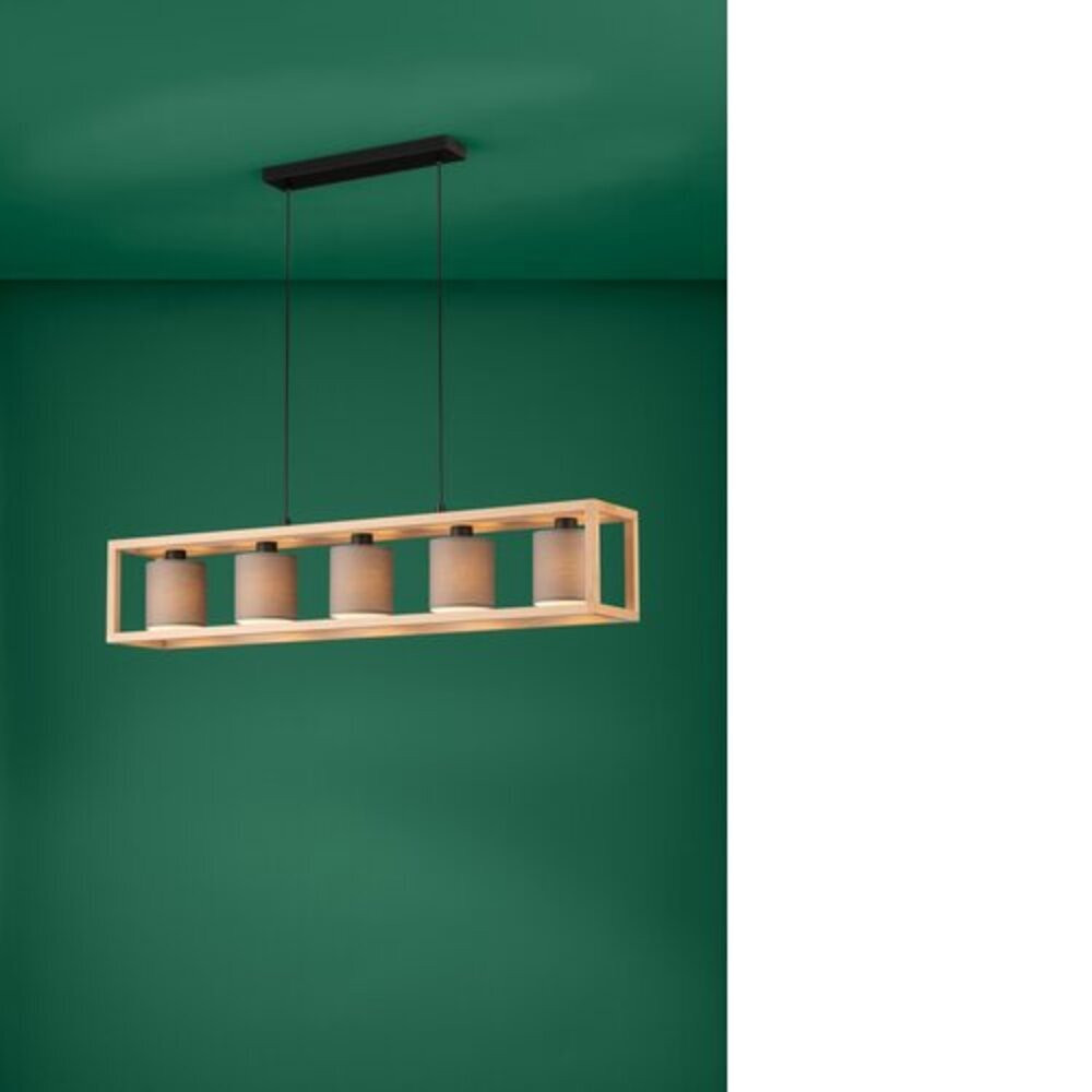 EGLO , 390109 , GRANADOS , függeszték , E27 , 5X25W , IP20 , cappuccino, fehér