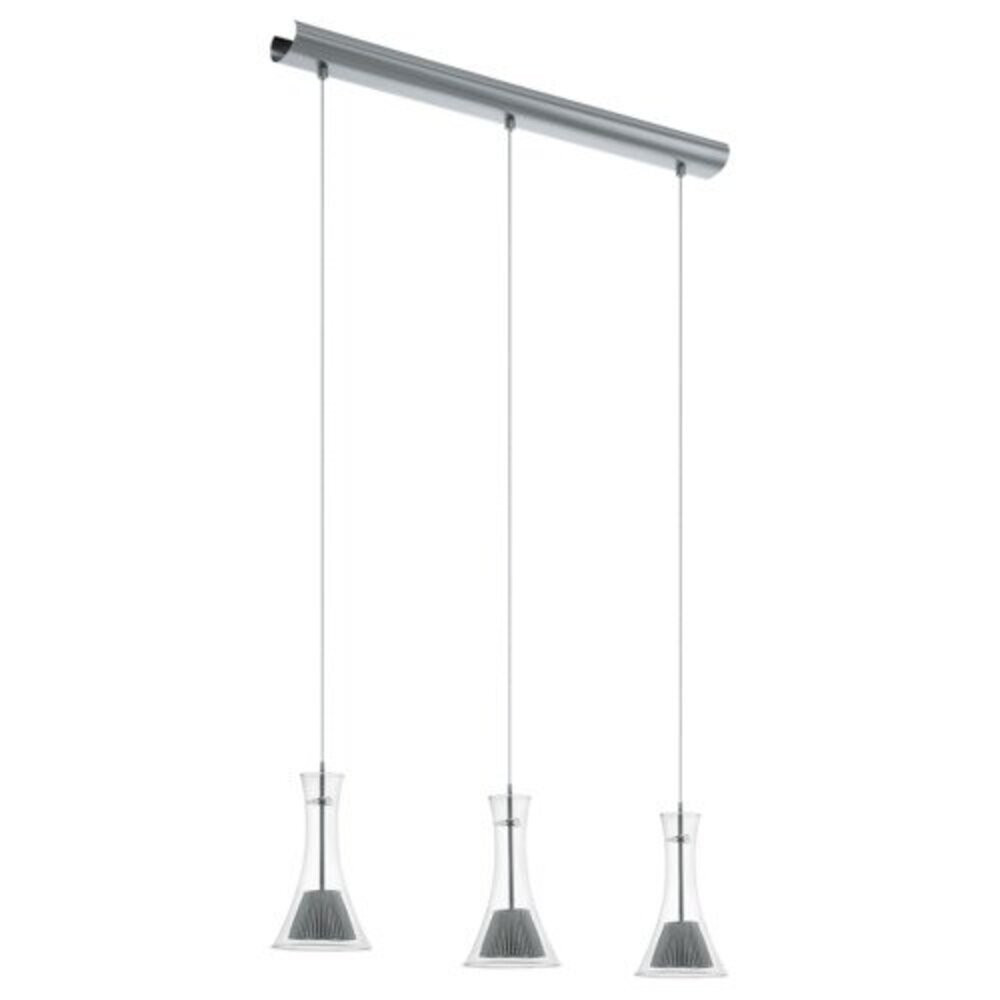 EGLO , 96519 , MUSERO 1 , függeszték , 3000 K , LED , 3X5,4W , dimmelhető , IP20 , átlátszó