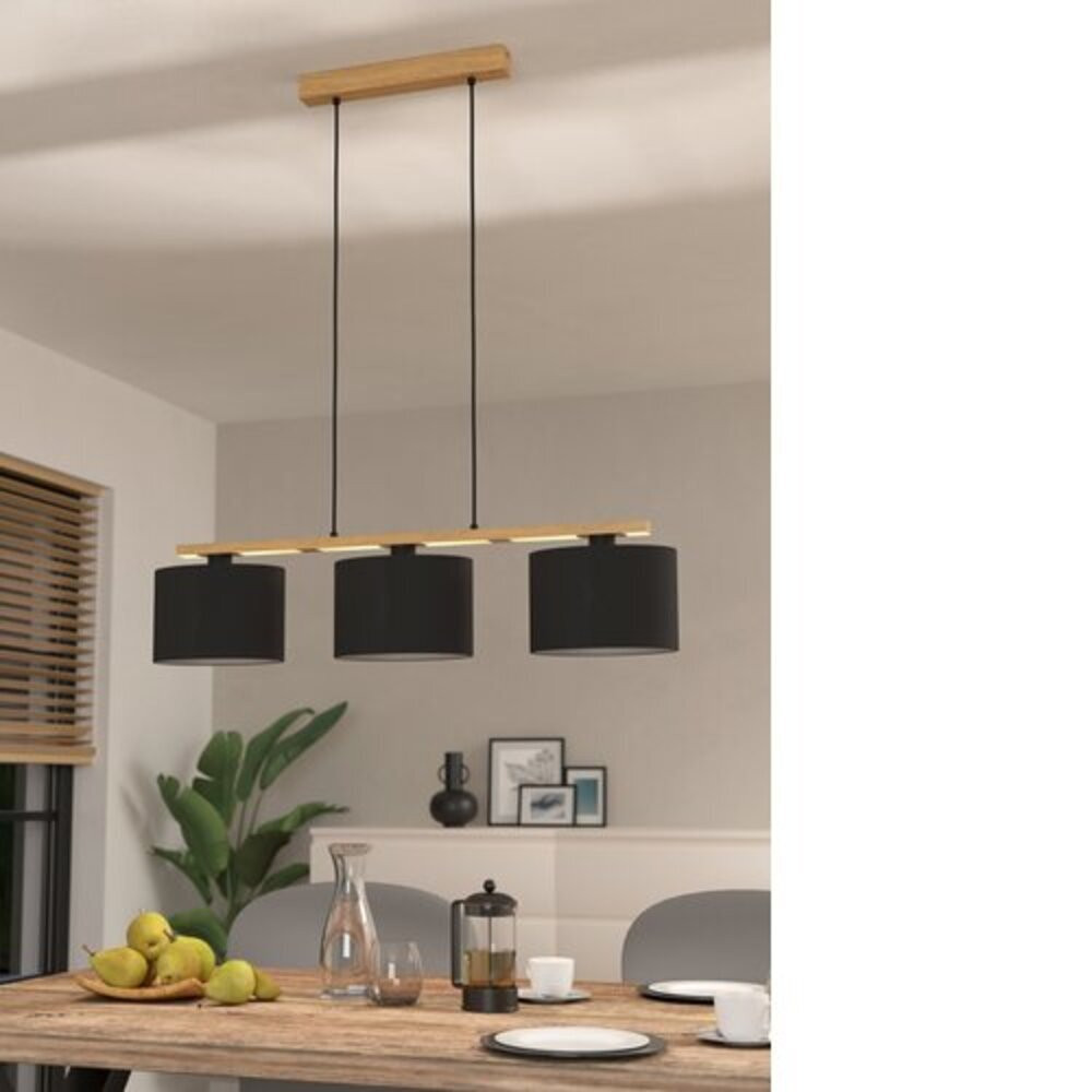 EGLO , 900313 , CASTRALVO , függeszték , E27 , 3X40W , IP20 , fekete