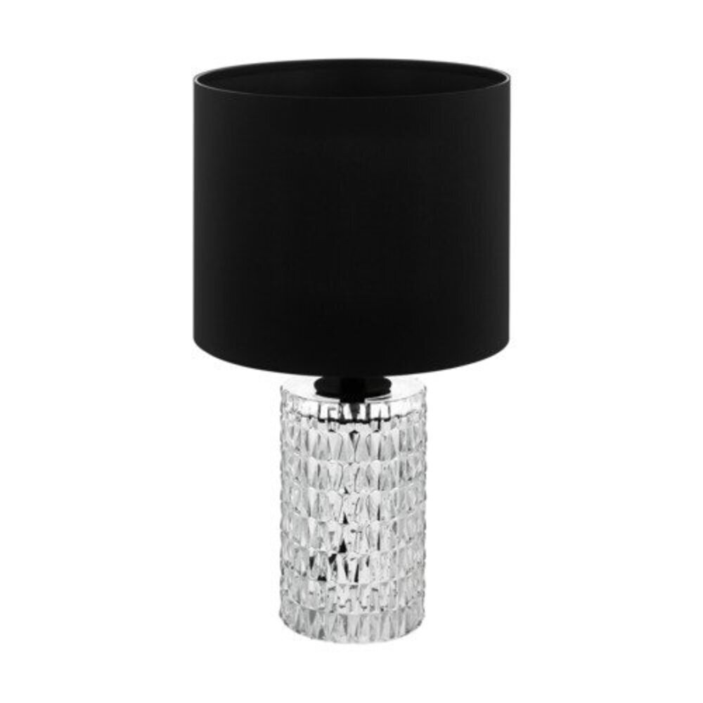 EGLO , 39979 , SAPUARA , asztali lámpa , E27 , 1X40W , IP20 , fekete, átlátszó