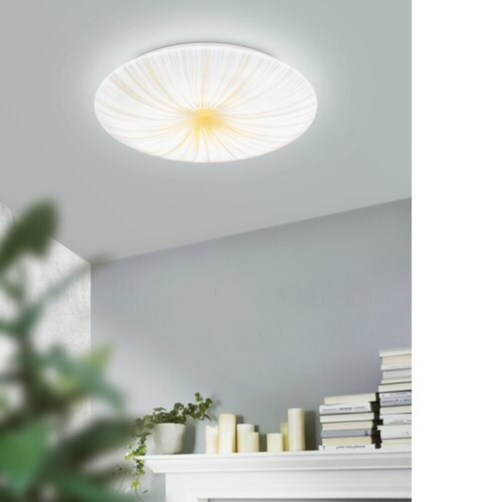 EGLO , 900498 , NIEVES 1 , fali-mennyezeti lámpa , 3000 K , LED , 10W , IP20 , fehér, arany
