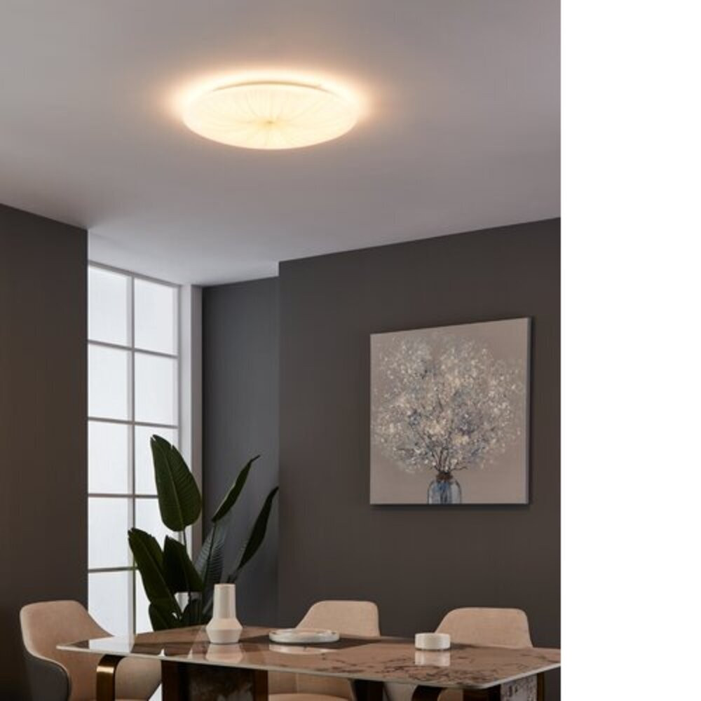 EGLO , 900501 , NIEVES 1 , fali-mennyezeti lámpa , 3000 K , LED , 7X4,4W , IP20 , fehér, arany