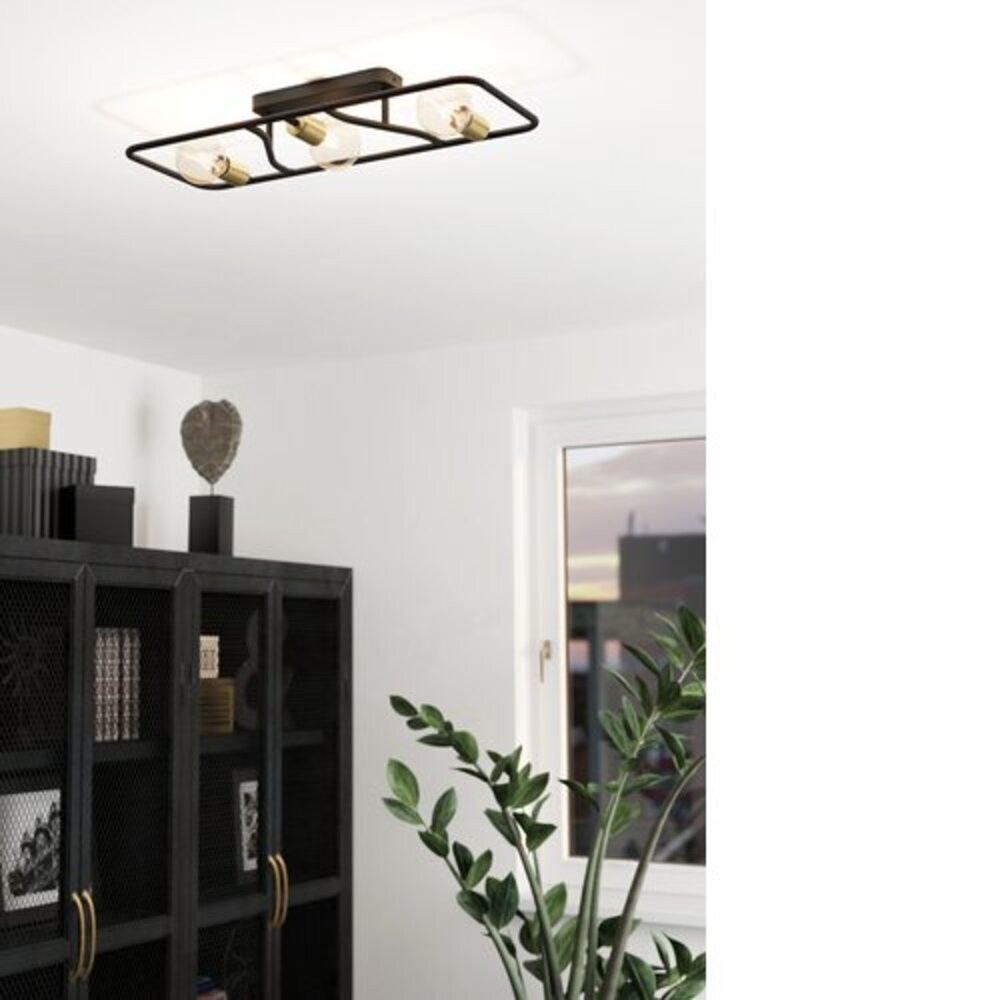 EGLO , 900367 , MESSINARO , mennyezeti lámpa , E27 , 3X40W , IP20