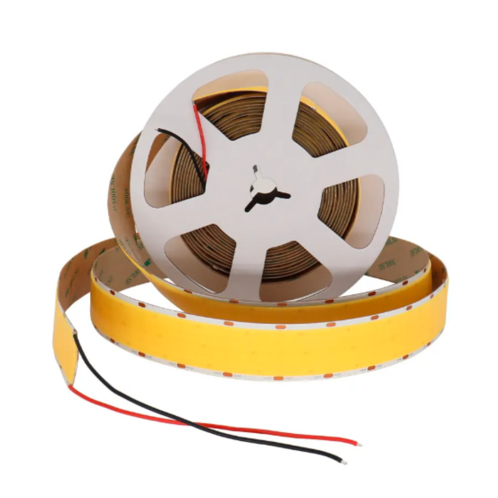 Széles COB LED szalag , 24 Volt DC , COB , 4000lm , DOTLESS , 40 W/m , hideg fehér , 30mm , LEDISSIMO