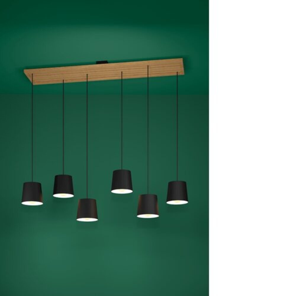 EGLO , 390131 , CAMARIOCA , függeszték , E27 , 6X40W , IP20 , fekete, krémszín