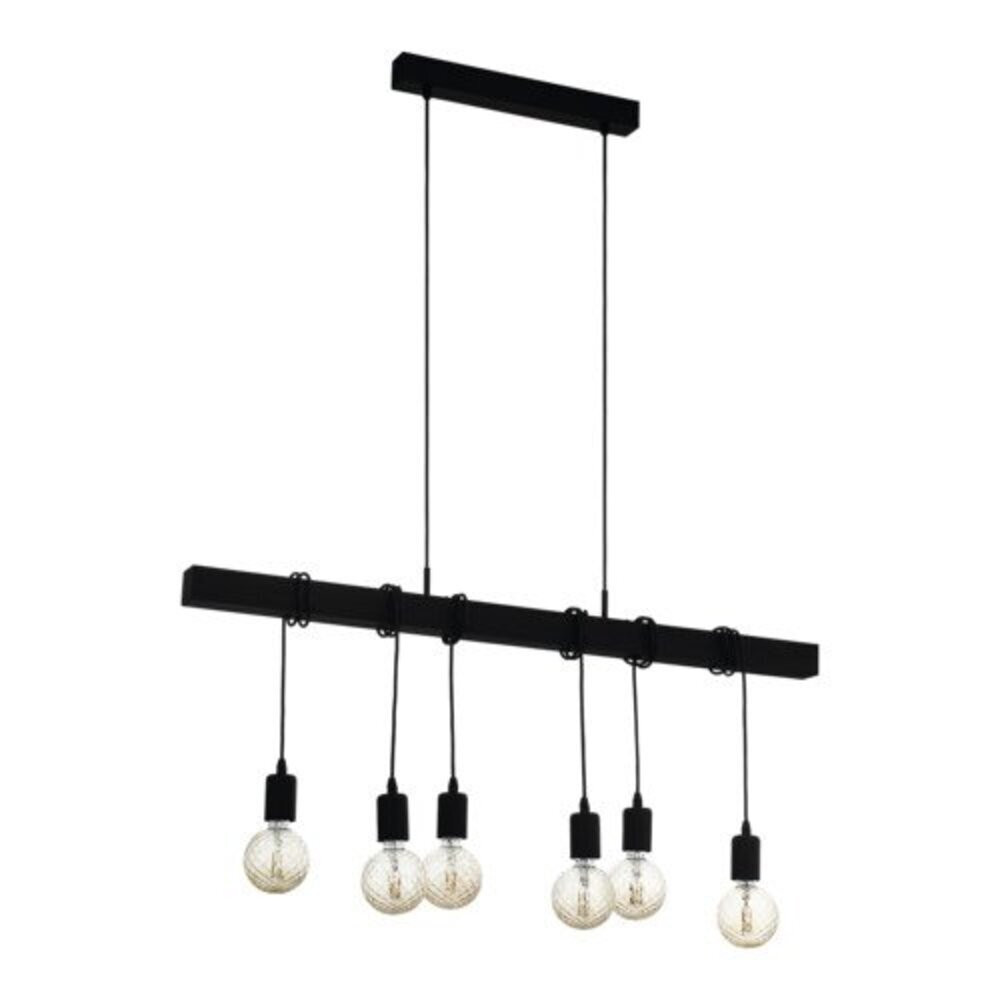 EGLO , 44062 , TOWNSHEND , függeszték , E27 , 6X40W , IP20 , fekete