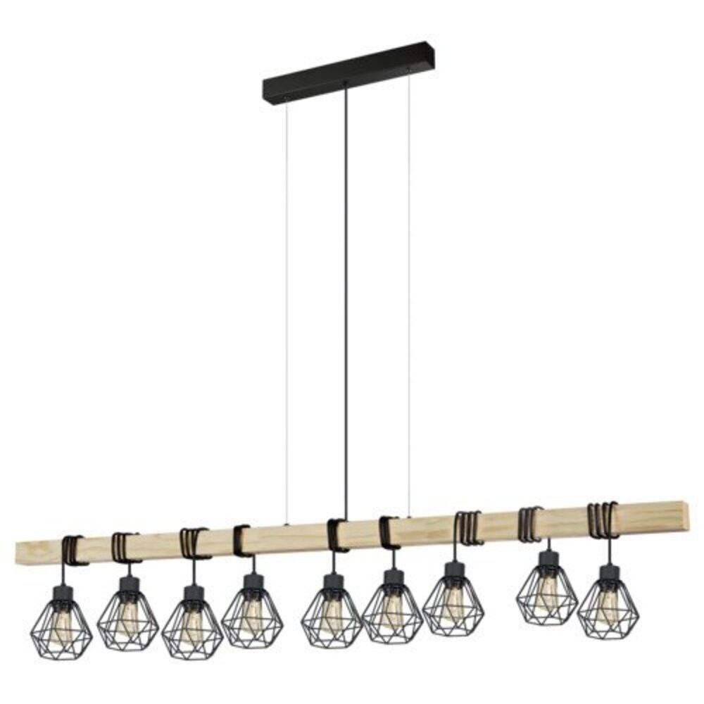 EGLO , 44077 , TOWNSHEND 5 , függeszték , E27 , 9X60W , IP20