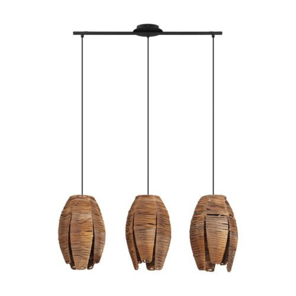 EGLO , 43295 , MONGU 1 , függeszték , E27 , 3X40W , IP20 , barna