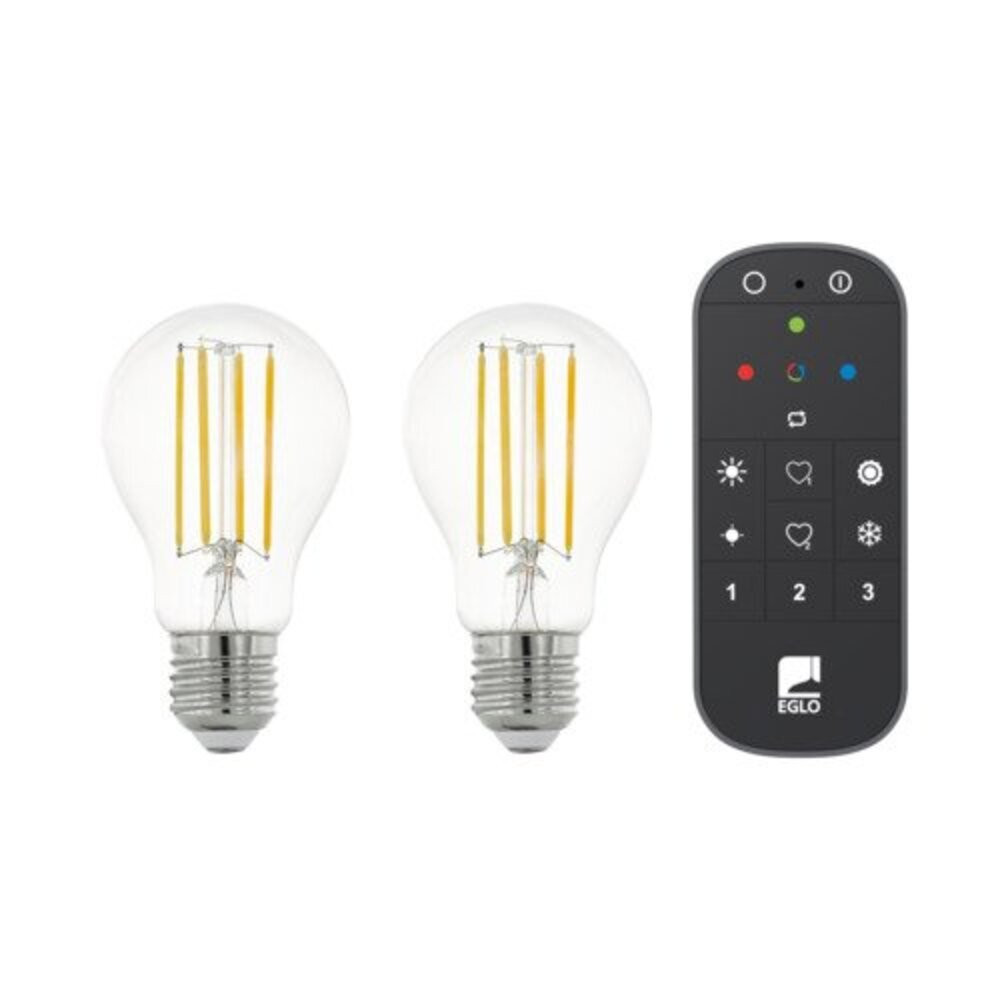 EGLO , 12255 , LEDE27 , fényforrás , 4000 K , E27 , 2X6W , Dimmelhető , átlátszó