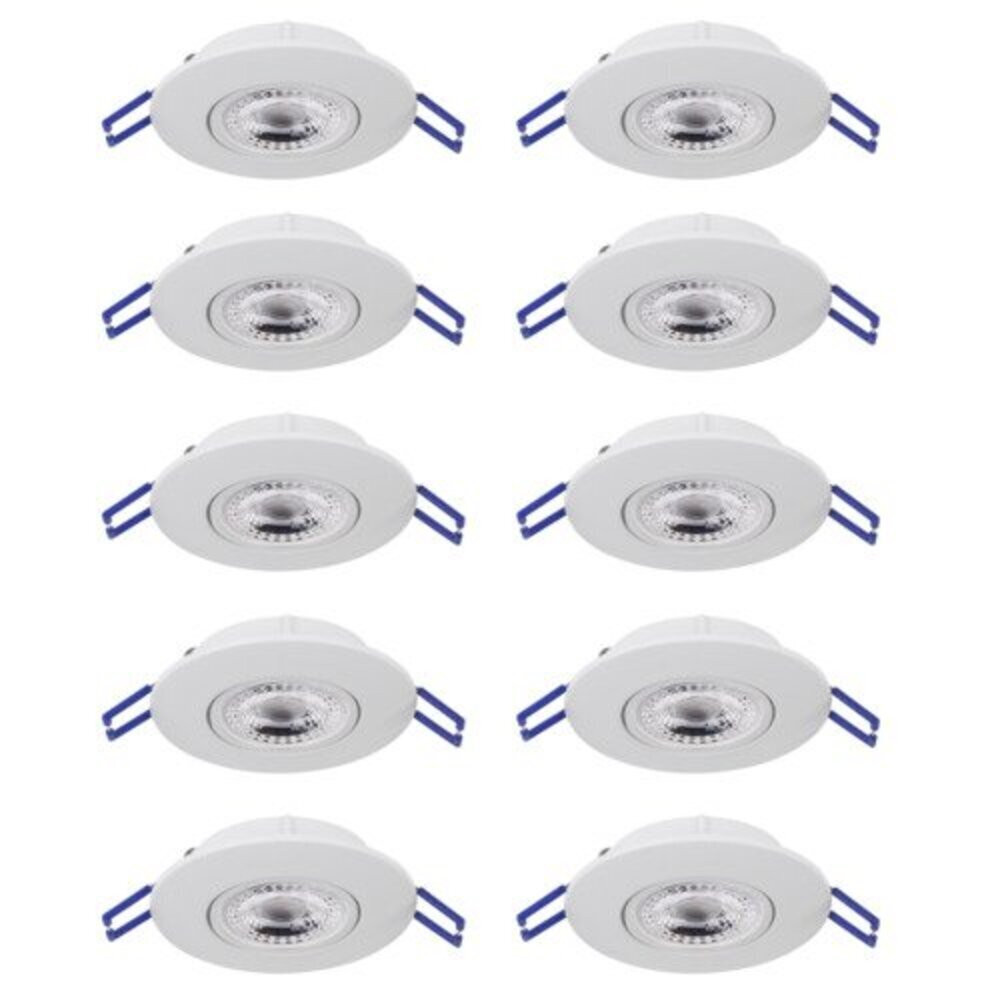 EGLO , 75863 , ZUJAR , süllyesztett lámpa , 3000 K , LED , 10X3,4W , IP20 , átlátszó