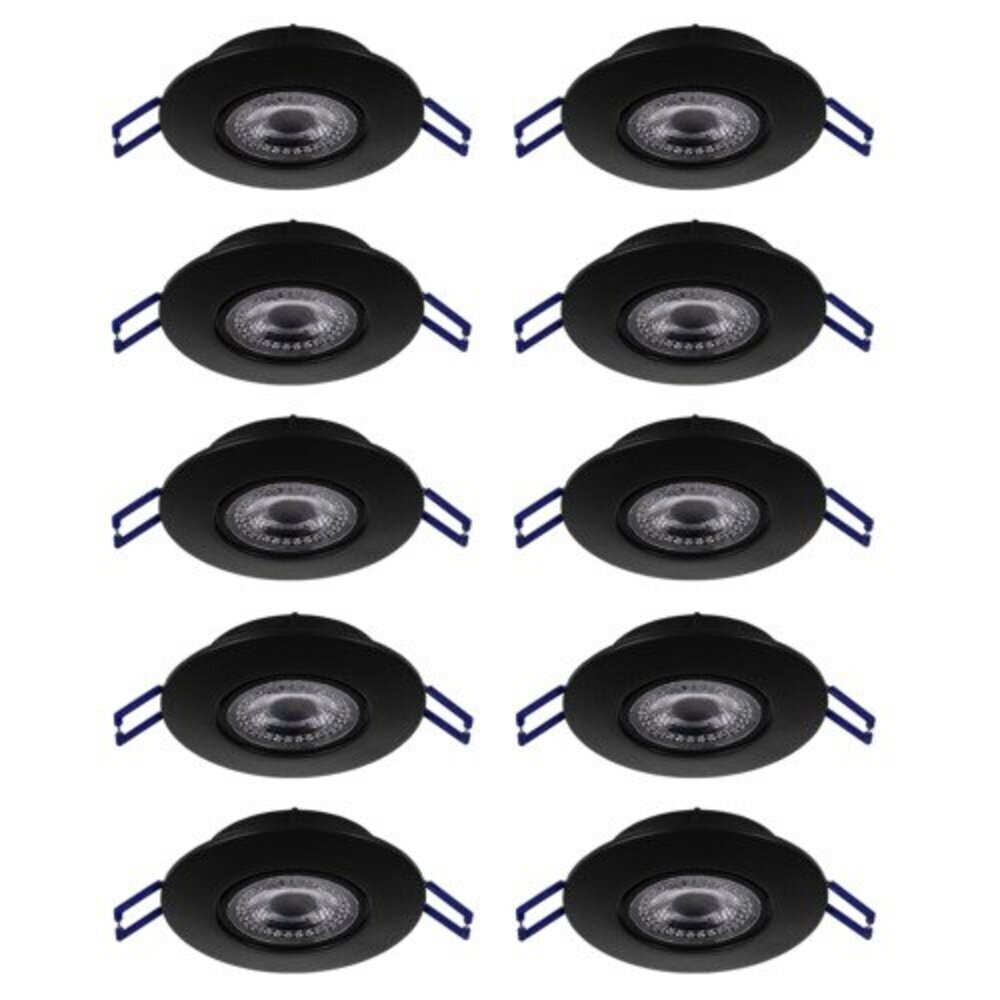 EGLO , 75866 , ZUJAR , süllyesztett lámpa , 3000 K , LED , 10X3,4W , IP20 , átlátszó