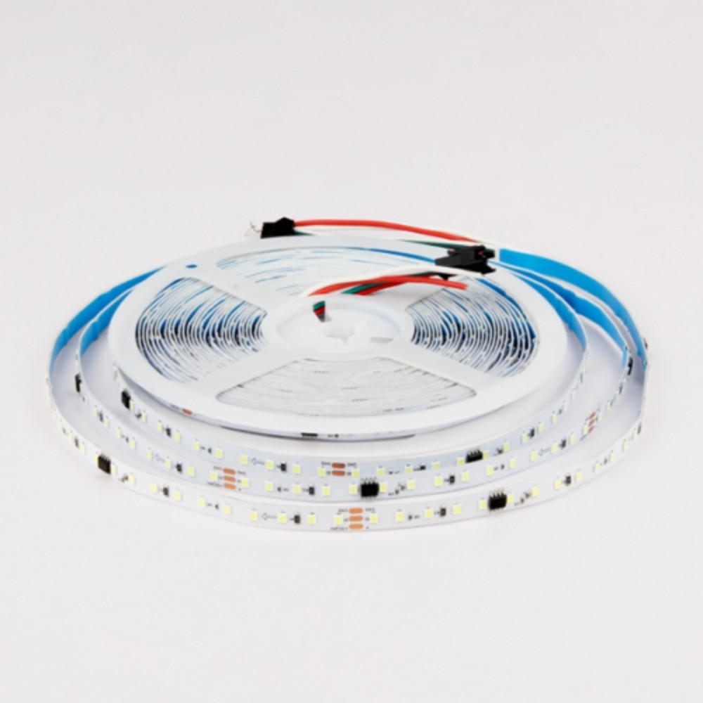 Digitális LED szalag , futófény , hideg fehér , 24V , 120 LED/m , 10 W/m , Miboxer , SPI1N01L