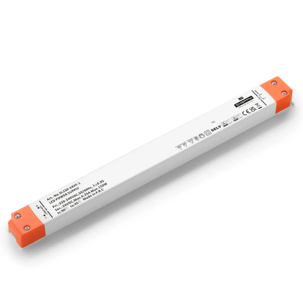 Snappy slim LED tápegység, 24V / 150W, IP20