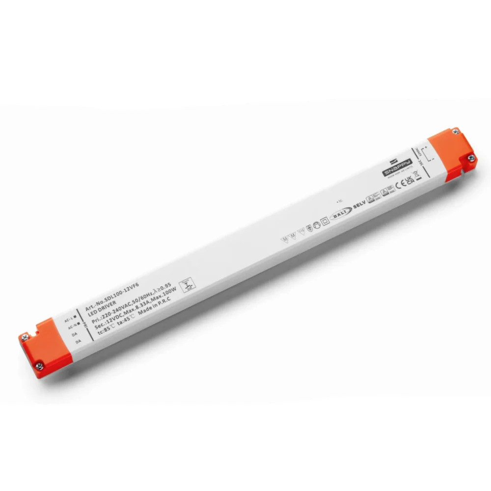 Snappy DALI-2 slim LED tápegyeség, 12V / 100W